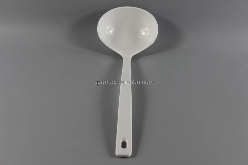 White 100% Melamine Soup Ladle