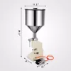A02 Pneumatic Liquid Paste Filling Machine for Cream Shampoo Cosmetic