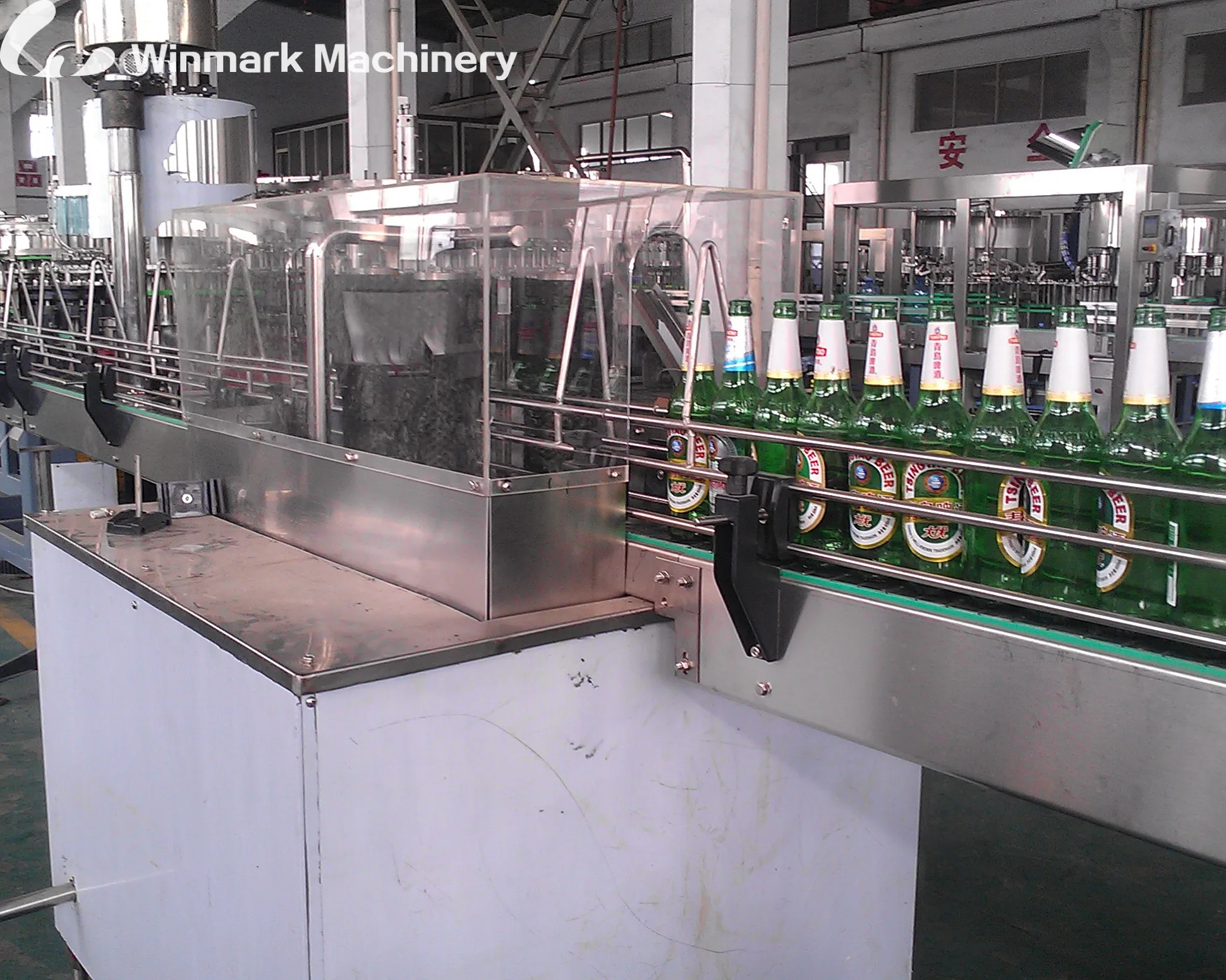 自动6000bph 啤酒瓶清洗机