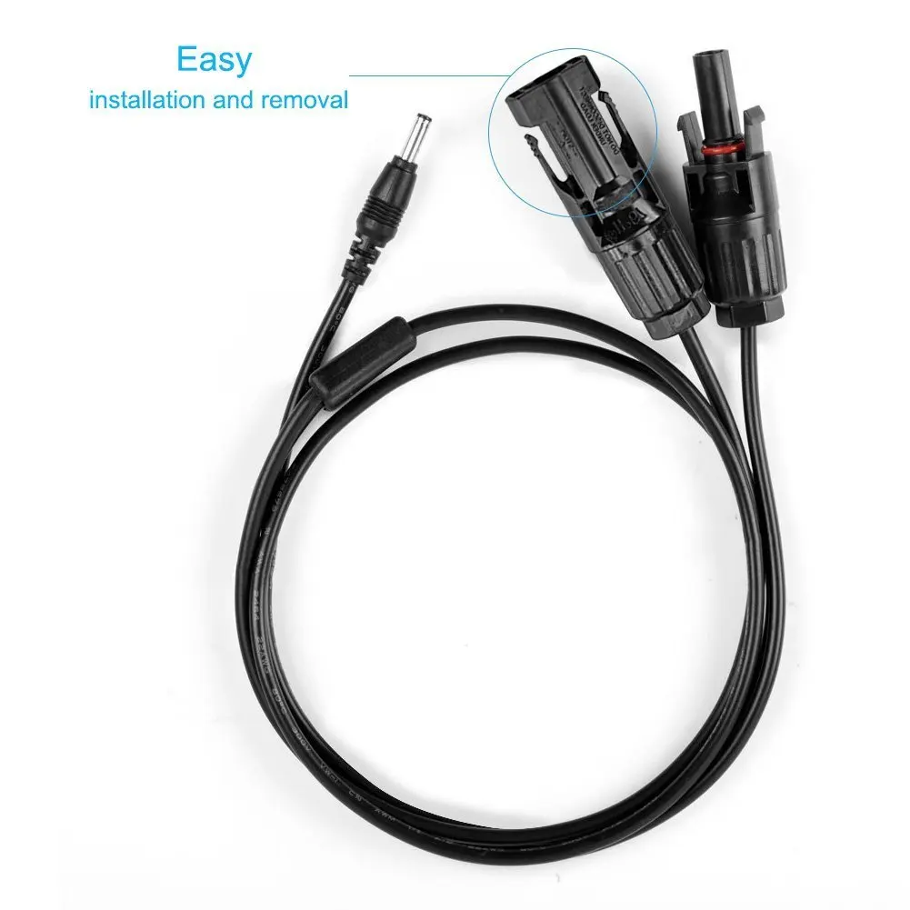 ASC Solar Panel for Ring Stick Up Cam Continuously with 5 m//16.4 ft Power Cable