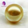 natural south see golden pearls 9-10mm loose south sea pearls
