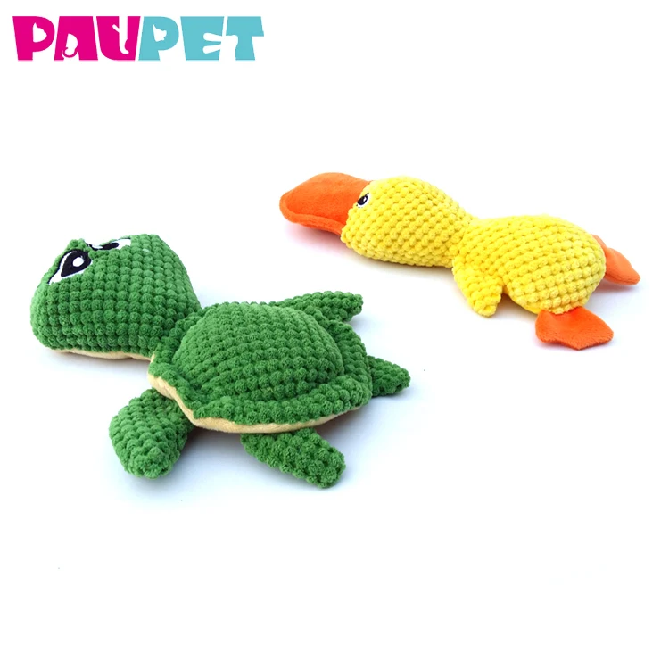 plush turtle dog toy