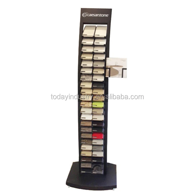 Decorative Ceramic Tile Sample Displays Showroom Show Stand Granite And