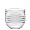Wholesale factory price salad glass fruit bowl glass set