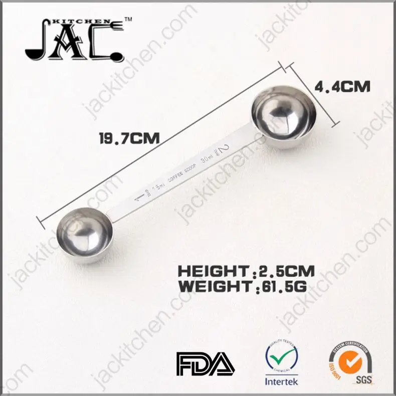 Manmade Stainless Steel 5 Measuring Spoons
