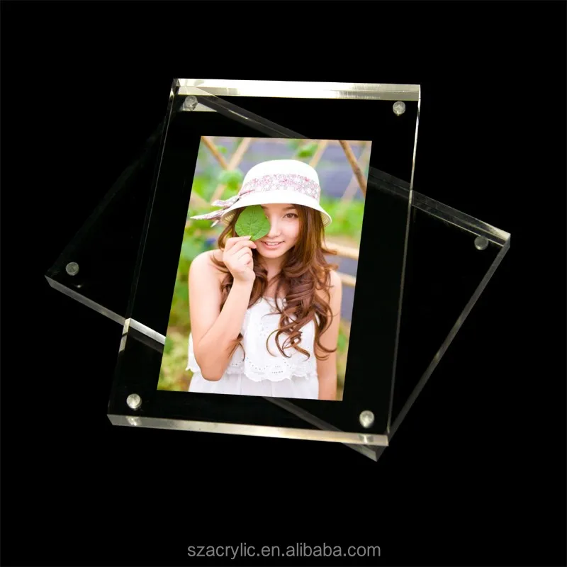 Clear 5x7 6x8 8x10 Acrylic Photo Frame Block Buy Acrylic 8x10