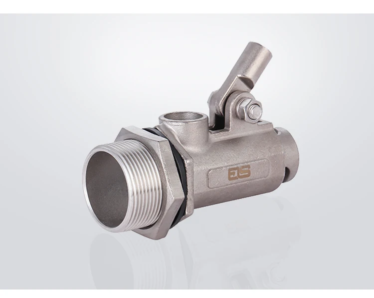 304 Tank Float Valve With 1 1/2 Inch Adjustable Stainless Steel Float