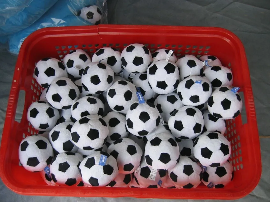 stuffed soccer balls