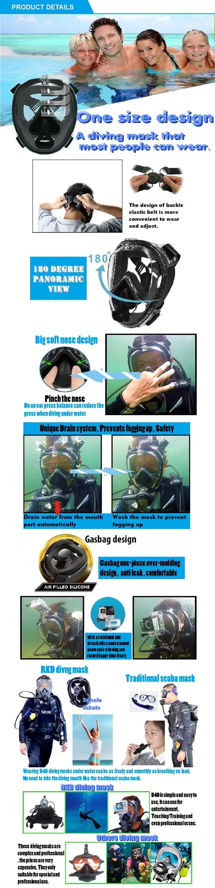 New Underwater Product Swimming Mask Rkd Safety Anti Fog Easybreath Scuba Diving Mask With Scuba Air Tank Buy Scuba Swimming Mask Scuba Air Tank Product On Alibaba Com