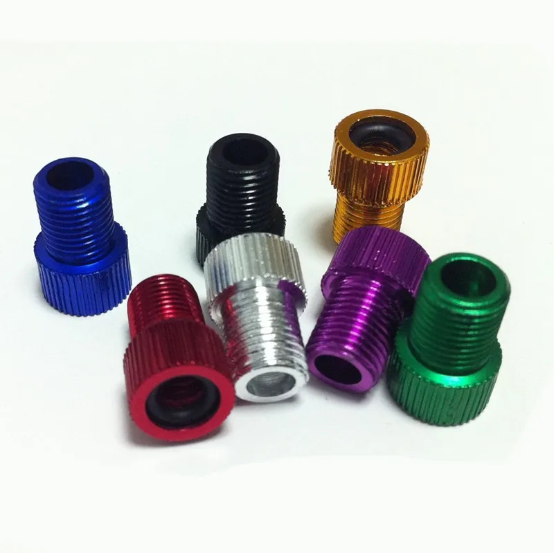 Youme Colored Bicycle Valve Adaptor Aluminum Alloy Bike Air Valve