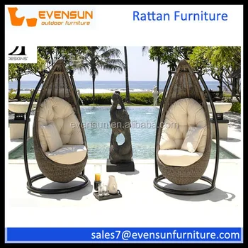 Used Wicker Hanging Egg Chair Stand Used Wicker Hanging Egg Chair Stand