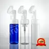 100 ml 200ml PET Plastic Foam Pump Spray Bottle with Facial Brush for Makeup Remover Cleanser Packaging