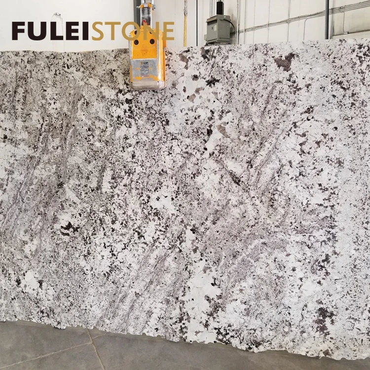 Best quality natural brazilian exotic alaska white slabs for sale