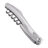 KP049 Stainless Steel Streamline Body Foil CutterWine Cork Screw Opener