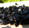 Natural Highly Polished Mexican Black Obsidian Gravel Stone Quartz Crystal Gravel Tumbled Rock Stone For Meditation / Home Decor