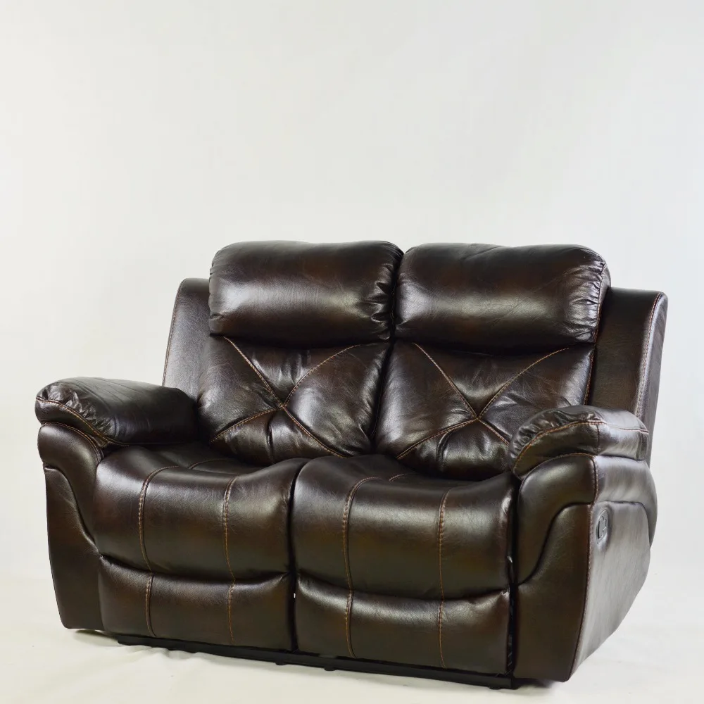 black leather couch recliner