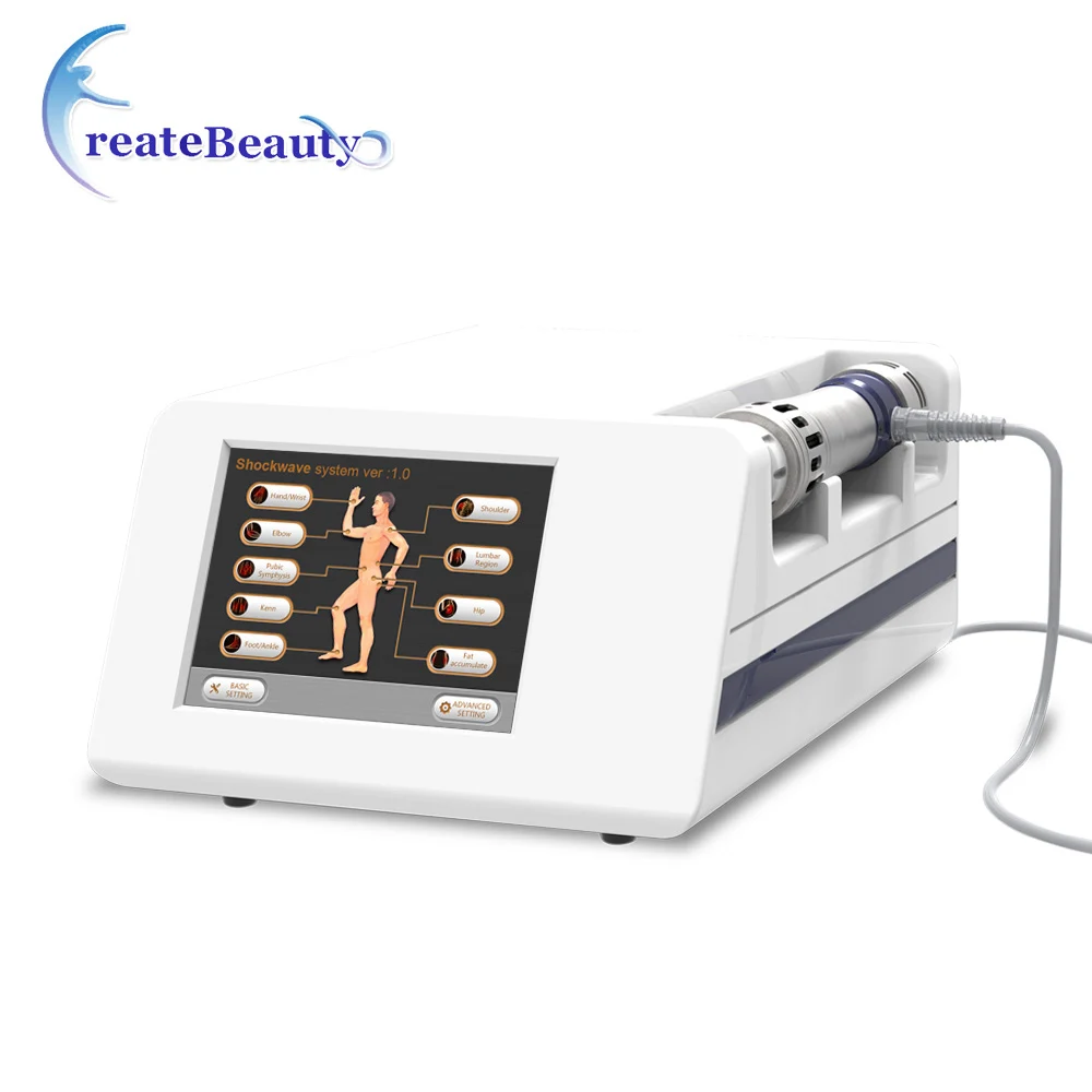 Newest extracorporeal shock body wave therapy / beauty equipments shock body wave / shock body wave therapy equipment