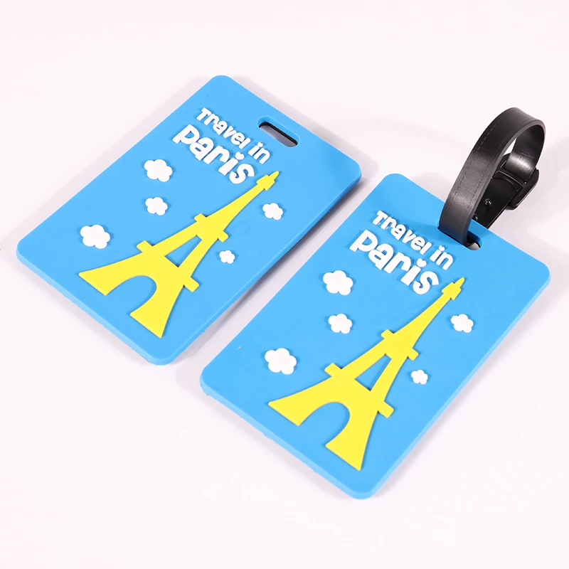 pvc plastic luggage tag