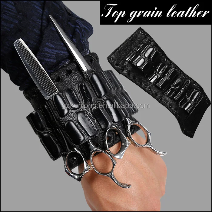 Professional Salon Leather Scissor Pouch For Hairdresser Professional Salon Leather Scissor Pouch For Hairdresser