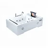 Home relaxation and comfort white indoor hot tub 2 person massage bathtub spa bath with good quality