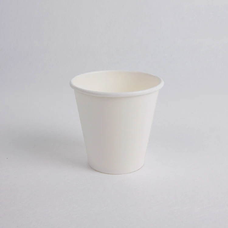 plain white paper coffee cups