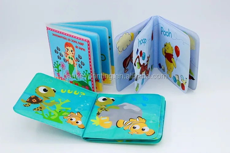 Waterproof Swimming Books Baby Soft Plastic Bath Books Buy Cartoon