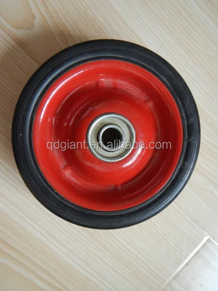 5 inch small rubber caster wheel 5x1.5