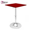 cheap and nice bar metal frame adjustable height dining table stand for coffee house