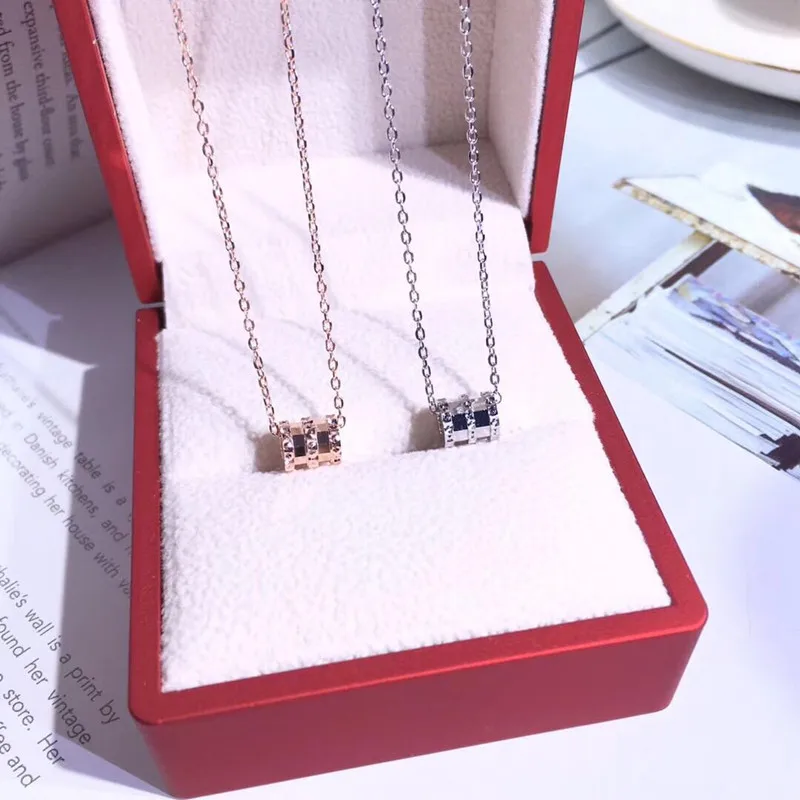 Pendant Necklace Water Drop Ruby Pendant Necklace