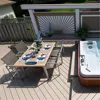 garden decking and landscaping fiberglass decorative panels gazebo with polycarbonate roof