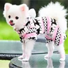 New Four legs Snowflake Soft Coral fleece Dog cat Clothes Pet puppy Dress Pattern Velvet Deer Christmas Coat