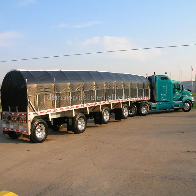 product blue pvc material can be customized for durable waterproof tarpaulin rolls for truck covers-5