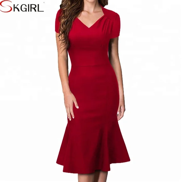 casual mermaid dress