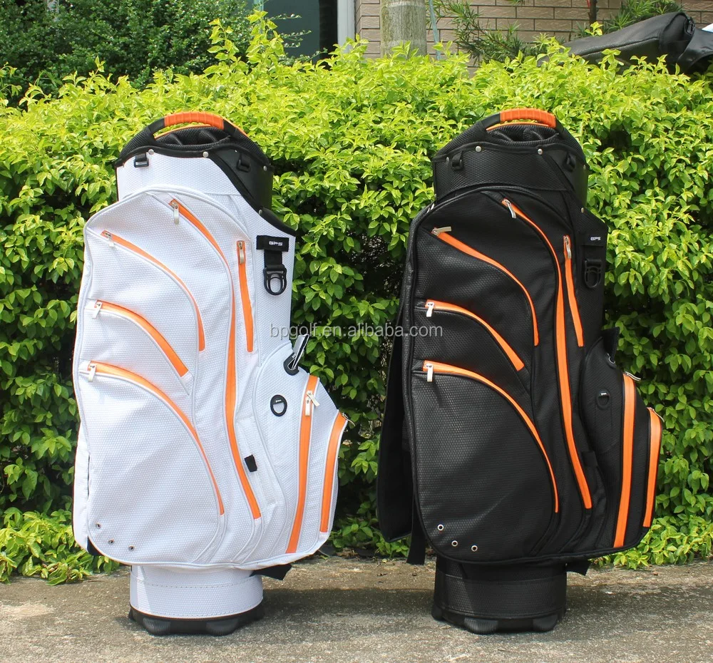 Black Orange Golf Cart Bag Buy Golf Cart Bag,Orange Golf Cart Bag