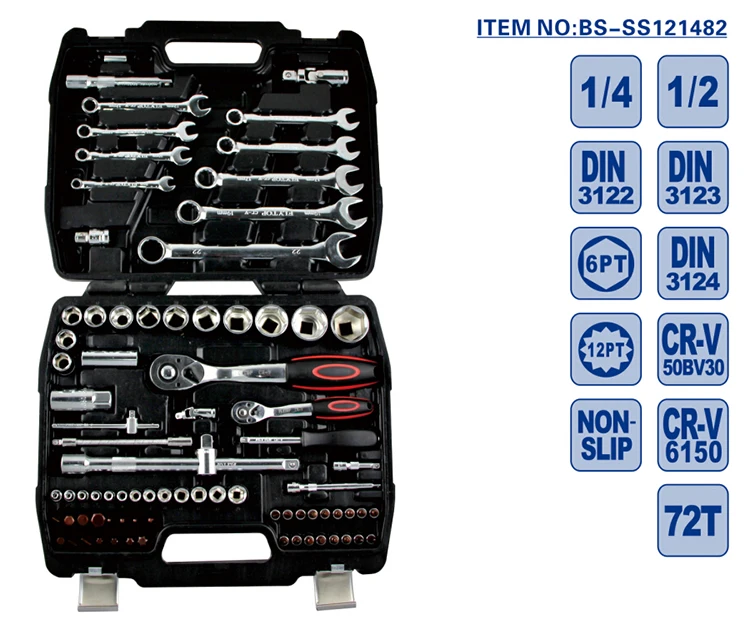 Wholesale 82pcs Automotive Hardware Hand Tool Set Box Buy Hand Tool