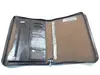 3 ring binder folder / embossing creative file folder / genuine leather folders ring binder