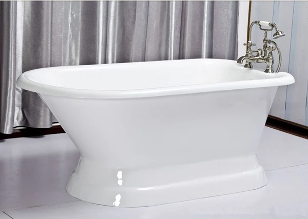 White Enamel Soaking Tub 60 66 Inches Small Freestanding Bathtub Low Price Retro Bathtub Buy Retro Bathtub Small Freestanding Bathtub White
