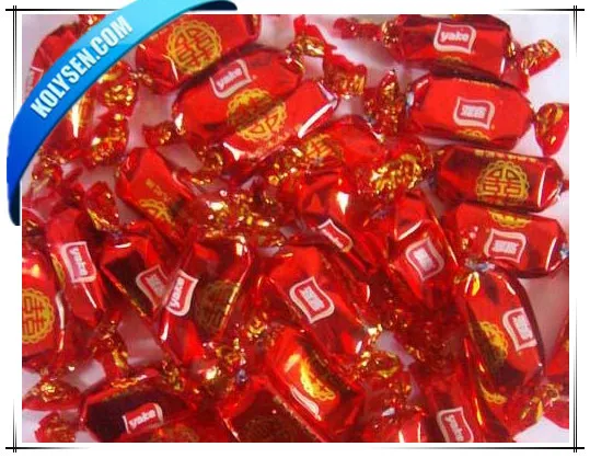Kolysen twist candy wrapper film for lollipop