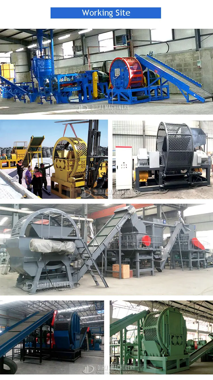 Waste Tire Recycling Machine Production Line For Rubber Powder