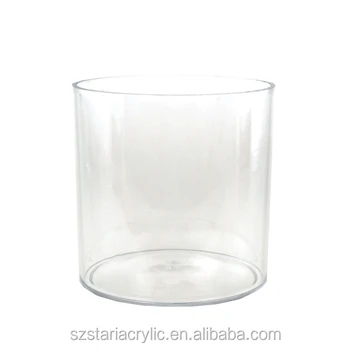 Clear Acrylic Cylinder Vase 6 Inch Buy Acrylic Flower Vase Clear