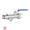 Brass pre filter valve with reducer servo disc control for backwash of
