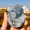 Wholesale Natural Blue Celestite Geode Crystal Cluster Healing Stone