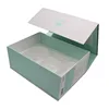 Matt lamination paper box custom logo durable folding packaging with magnet
