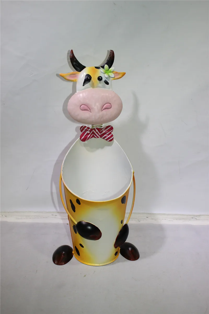 metal cow garden ornaments