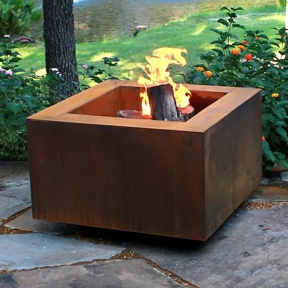 Outdoor Metal Corten Steel Commercial Treasures Classics Garden ...