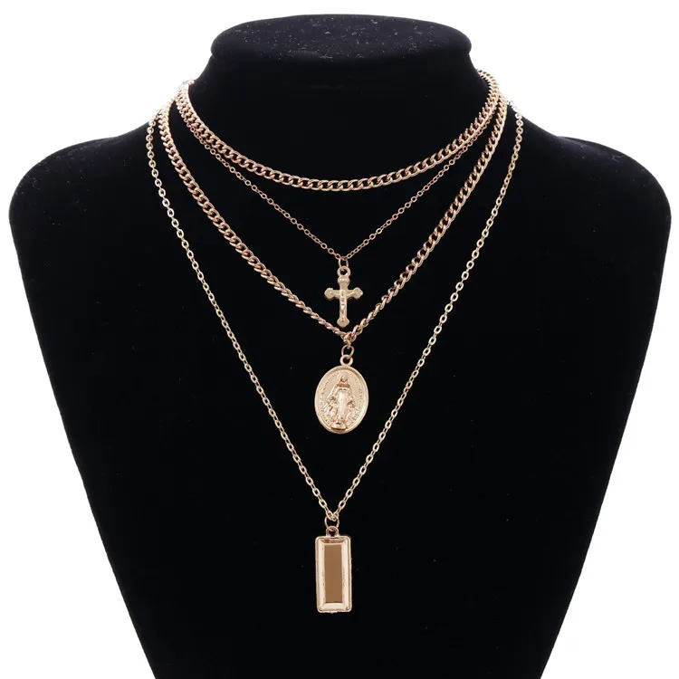 Promotion Gift Wholesale Women Custom Fashion Necklaces Jewelry Retro ...