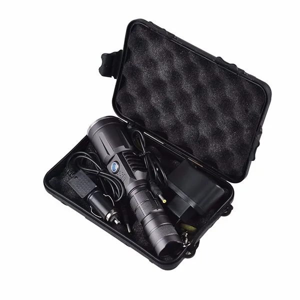 Zoom Rechargeable USB Power Bank Flashlight Torch with XM-L2 T6 LED