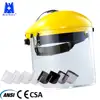 Construction Safety Equipment Clear Visor Guard Face Mask With Eye Protection