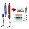 Promotional Wholesale Mini Scrolling Flag Banner Pen with Stylus