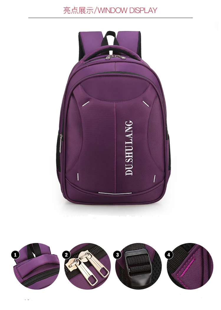 Wholesale Hot Selling Nylon Waterproof Laptop Backpack For Teens